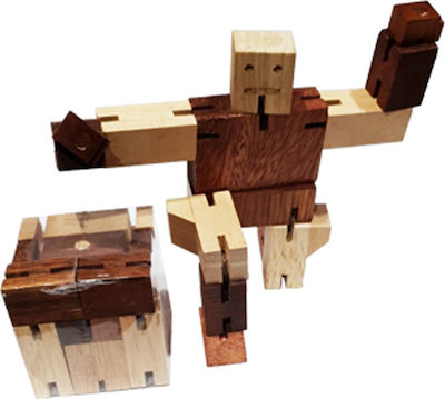 Wooden Robot Design Puzzle