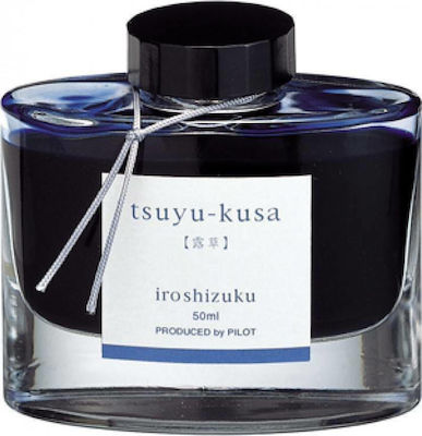 Pilot Iroshizuku Rezervă Cerneală pentru Peniță în culoarea Albastru Tsuyu-Kusa 50ml 50ml