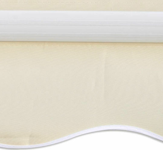 vidaXL Replacement Awning Ecru 3x2.5m