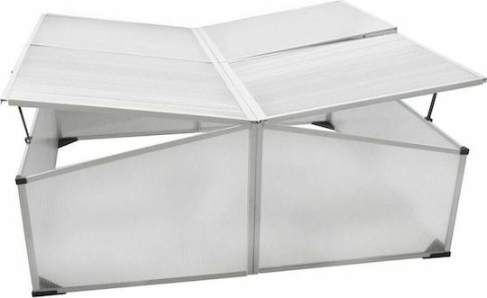 vidaXL 40214 Σπορείο με Σκελετό Αλουμινίου με 4 Πορτάκια 18x1.1x0.41m