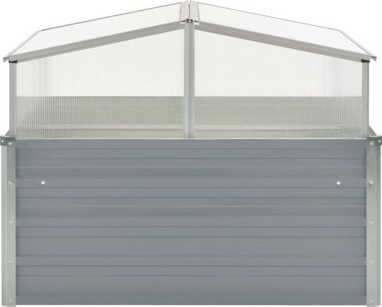 vidaXL 42406 Tava de semințe cu Cadru din Aluminiu 1x1x0.85m
