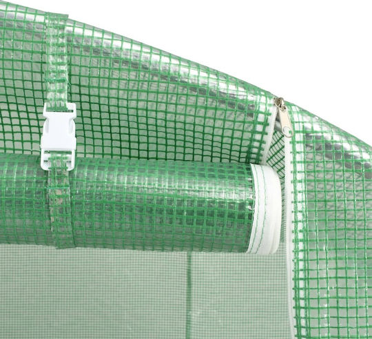 vidaXL 45538 Seră Tunel cu Cadru Metalic 12x3x2m
