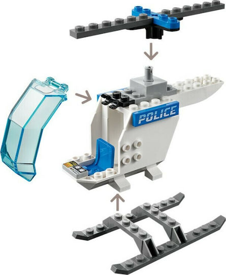 LEGO City Police Helicopter for 4+ years old Years