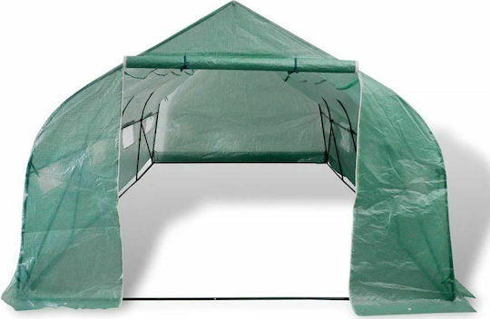 vidaXL 42911 Оранжерия Тунел с Метална Рамка 6x3x2m