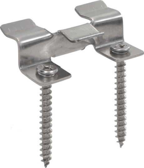 vidaXL Steel Joint Clip for Garden Flooring with Bolts 3x3cm 100pcs