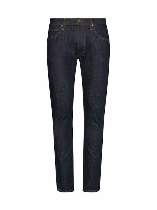 Luke Pantaloni De Blugi Elastic Slim Tapered Fit Albastru