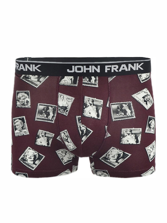 John Frank Blonde Herren Boxershorts Mehrfarbig mit Mustern 1Packung