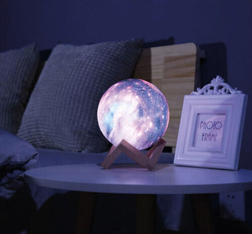Gem Galaxie 3D Dekorative Lampe Mondlicht Mehrfarbig
