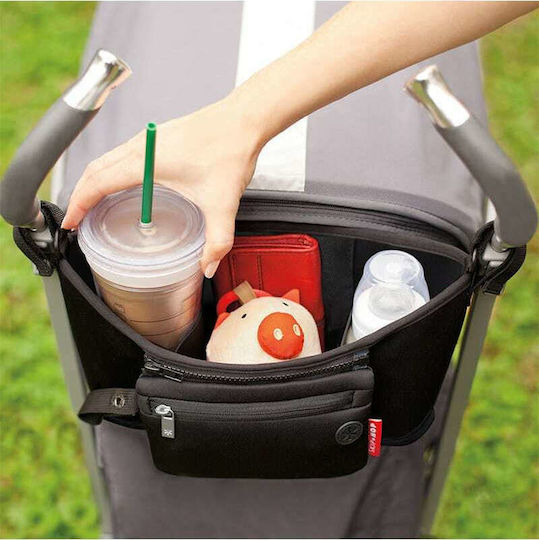Skip Hop Black Stroller Organizer Grab & Go Stroller Organizer