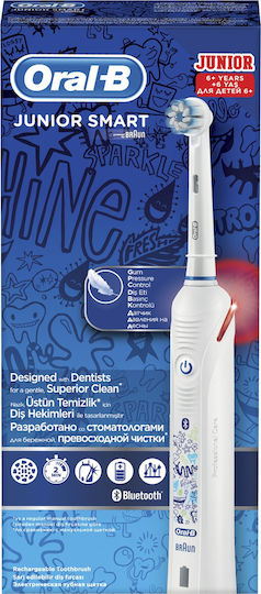 Oral-B Junior Smart Periuță de dinți electrică Alb pentru 6+ ani 1buc