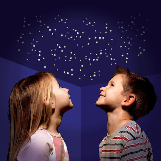Brainstorm Kids Glow-in-the-Dark Wall Sticker Stars B8000 350pcs