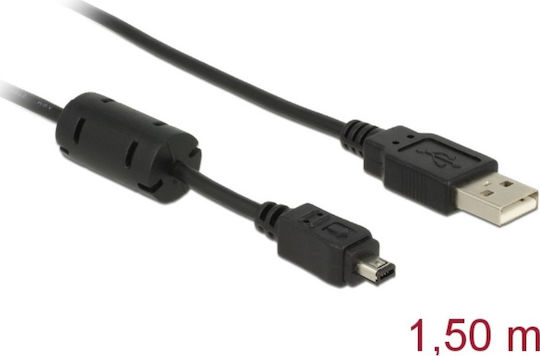 DeLock USB Cable mini USB-B male - USB-A male 1.5m (82208)