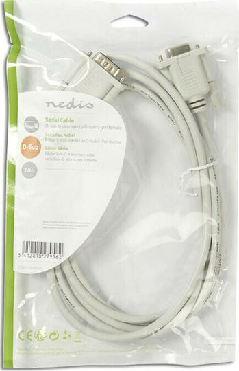 Nedis Cable VGA male - VGA female 2m (CCGP52010IV20)