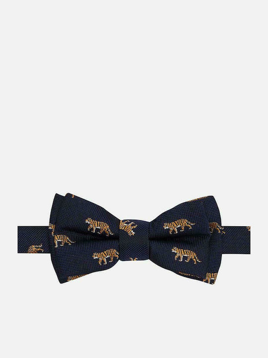 Mayoral Bow tie with Tigers Kids' Fabric Bow Tie Navy Blue 20-10822-032