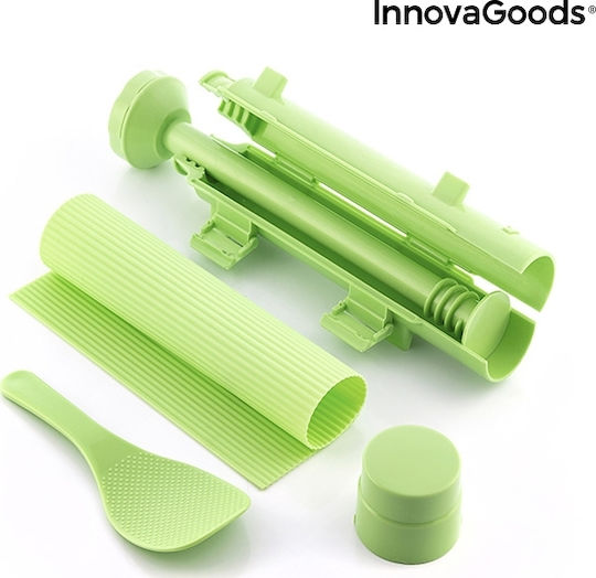 InnovaGoods Silicone Cooking Utensil Set Green Suzooka 3pcs