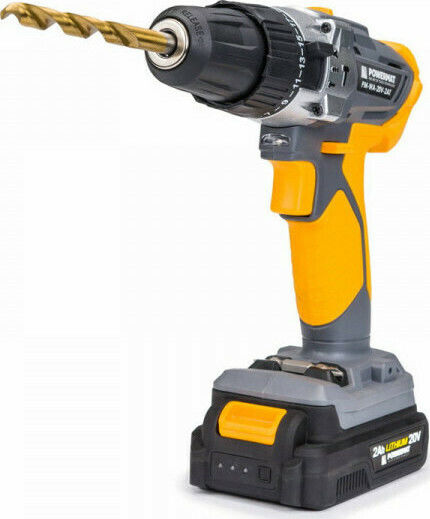 Powermat PM-WA-20V-2AT Κρουστικό Δραπανοκατσάβιδο Μπαταρίας 20V 2x2Ah