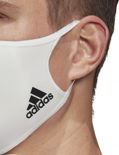 adidas Protective Mask Fabric M/L White H34578 3pcs