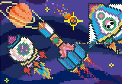 Avenir Kinderhandwerk Pixelation Art Space für Kinder 5++ Jahre