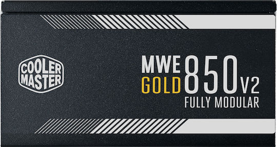 CoolerMaster MWE rev. 2.0 850W Black Computer Power Supply Full Modular 80 Plus Gold