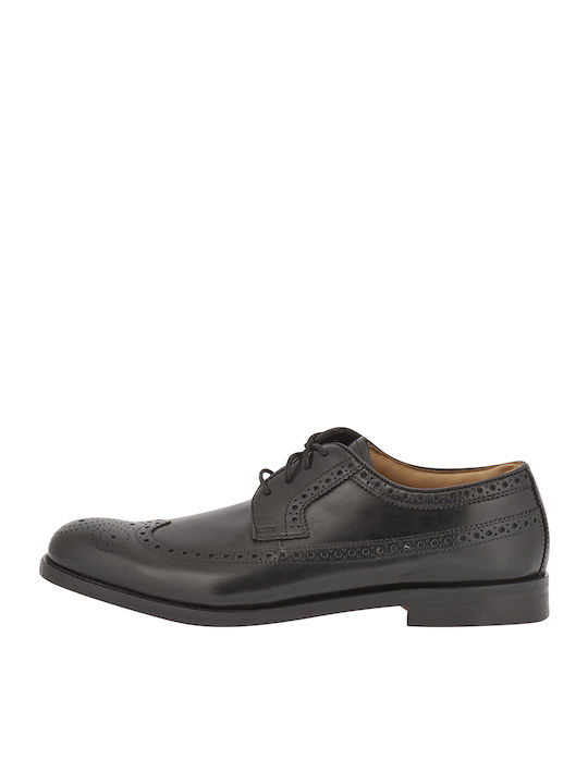 Clarks Coling Limit Δερμάτινα Ανδρικά Oxfords Μαύρα