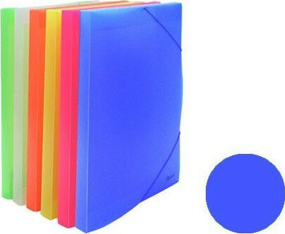 Metron Πλαστικό Κουτί Αρχειοθέτησης με Λάστιχο 35x3x25εκ. Διάφανο