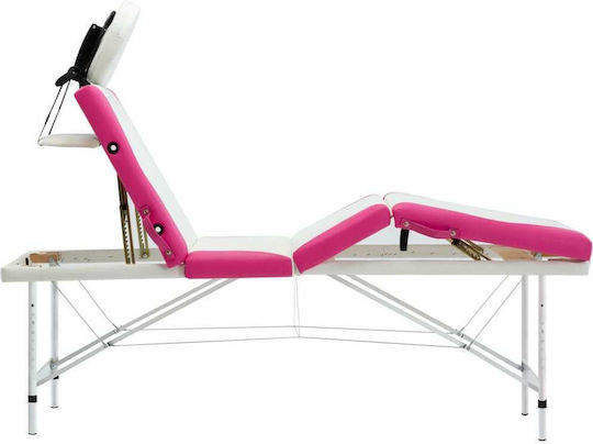 vidaXL Physiotherapy Bed Portable Foldable Aluminum 191x70cm 4 Positions