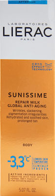 Lierac Sunissime Rehydrating Anti Age Global After Sun Γαλάκτωμα για το Σώμα με Υαλουρονικό Οξύ 150ml