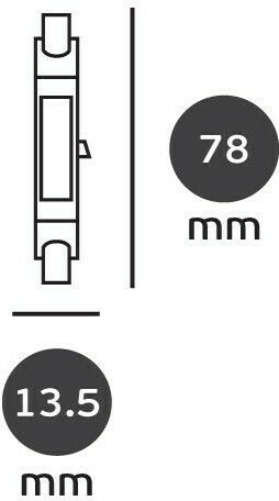 VK Lighting Bec LED 5W 78mm pentru Soclu R7S Alb rece 650lm