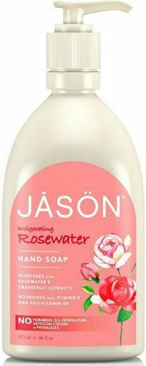 Jason Hand Soap με Αντλία Τριαντάφυλλο 480ml