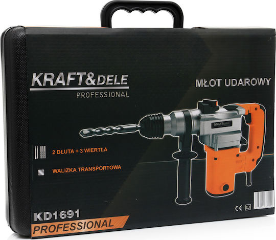 Kraft & Dele Κρουστικό Σκαπτικό Πιστολέτο Ρεύματος 1600W με Υποδοχή SDS Plus KD1691