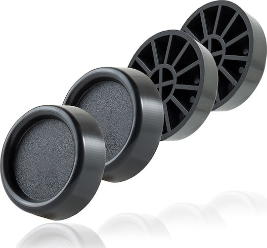 Roller Kappatos 00679 00679 Anti-Vibration Pads For Washer/Dryer made of Plastic Black 4pcs
