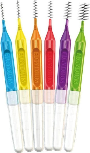 Elgydium Mono Compact Interdental Brushes 0.8mm Purple 4pcs
