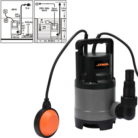 Sthor 8000LT/H Single-phase Pump Waste Water / Sewage 0.55hp 79781