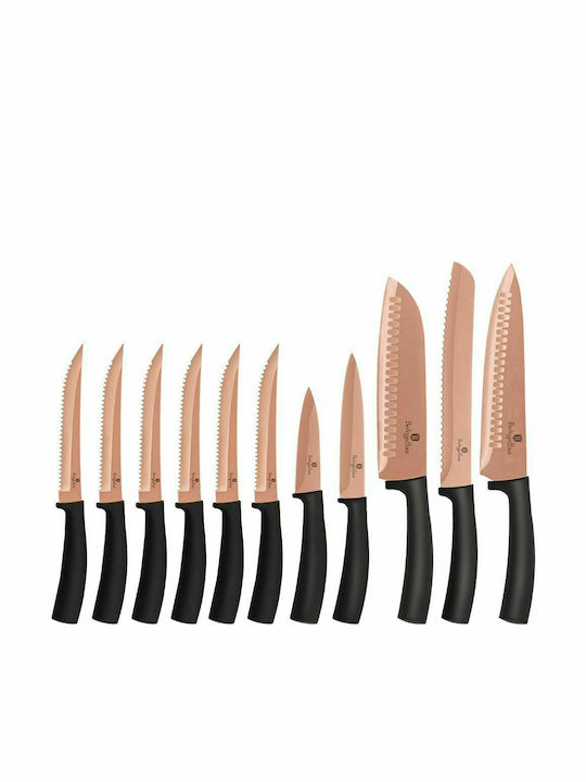 Berlinger Haus Metallic Line Knife Set of Stainless Steel BH-2610 11pcs