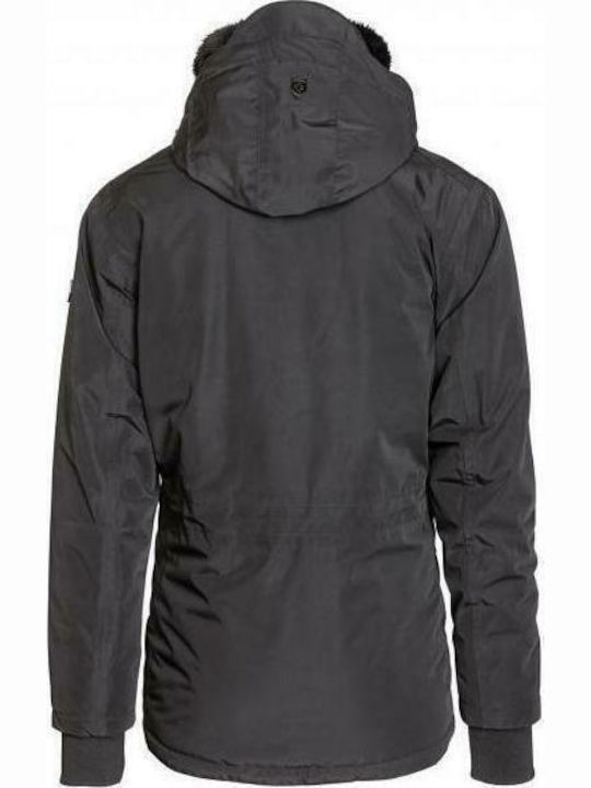 Halifax Geacă De Iarnă Parka Waterproof Neagră