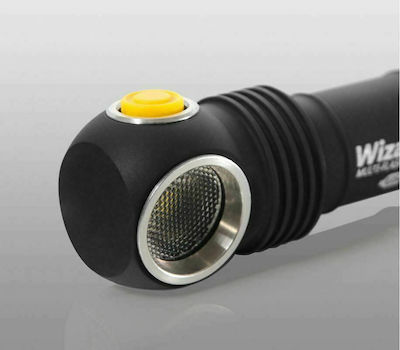 Armytek Rechargeable Headlamp LED with Maximum Brightness 2140lm Wizard Pro Magnet USB XHP50