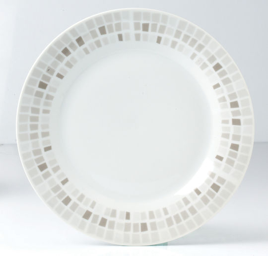 Max Home Πιάτο Ρηχό από Πορσελάνη με Διάμετρο 24cm Max Home Πιάτο Ρηχό από Πορσελάνη με Διάμετρο 24cm