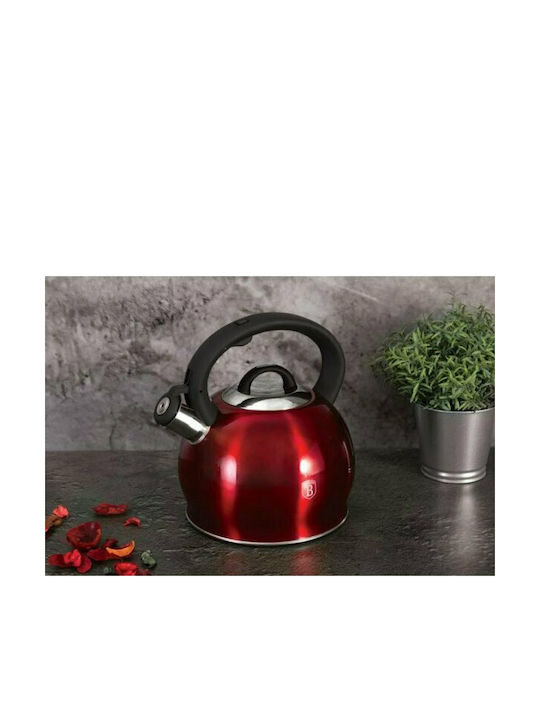 Berlinger Haus Metallic Line Βραστήρας Ανοξείδωτος Κόκκινη 3000ml