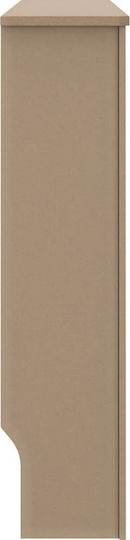 vidaXL MDF Radiator Cover Brown 112x19x81cm