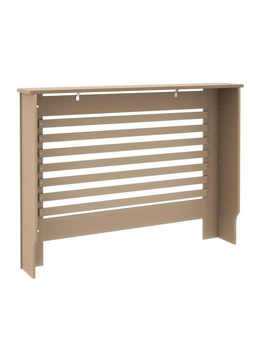 vidaXL Κάλυμμα Καλοριφέρ από MDF Καφέ 112x19x81cm