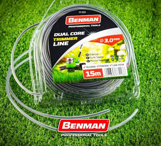 Benman 77211 Μεσινέζα Στρογγυλή Μήκους 15m και Πάχους 2mm