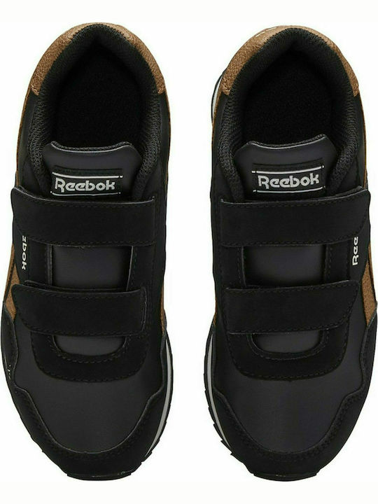 Reebok Royal Jogger 3 Kids Sneakers with Hoop & Loop Closure Black / Chalk