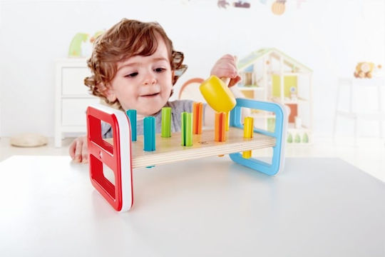 Hape Παιχνίδι με Σφυράκι Rainbow Pounder από Ξύλο για 12+ Μηνών