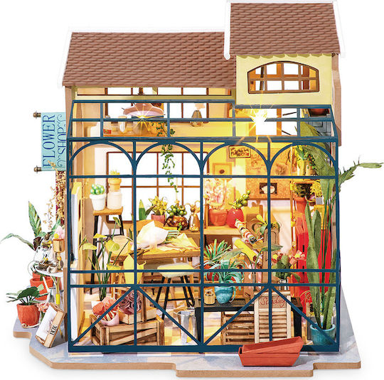 Robotime Παιχνίδι Κατασκευών Ξύλινo Emily’s Flower Shop για Παιδιά 10+ Ετών
