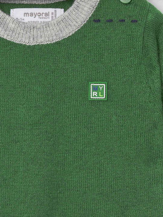 Mayoral Kids' Sweater Long Sleeve Green
