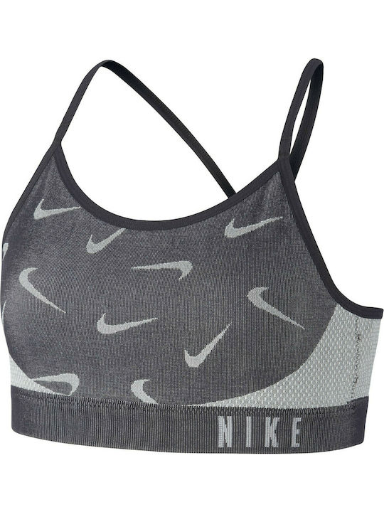 Nike Indy Seamless Παιδικό Μπουστάκι Dri-Fit Γκρι