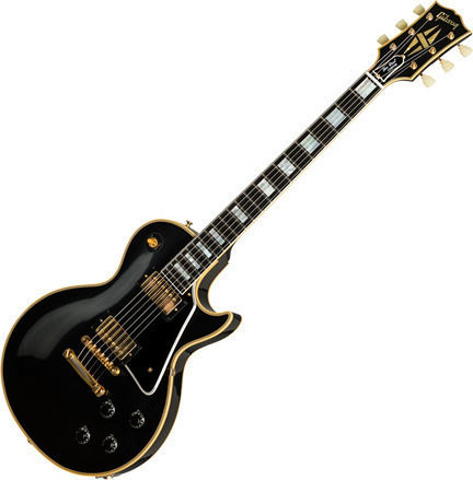 Gibson 1957 Custom Set Electric Guitar Single cut with HH Pickup Configuration Custom Black with Case