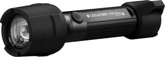 LedLenser Wiederaufladbar Taschenlampe LED IP68 mit maximaler Helligkeit 480lm P5r Schwarz