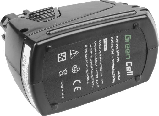 Green Cell Μπαταρία Εργαλείου 12V με Χωρητικότητα 3Ah
