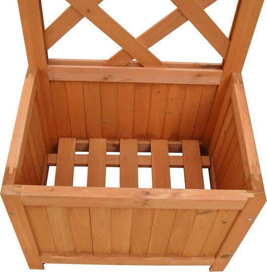 vidaXL Blumenkasten Hölzernes Braun 40x30x135cm.